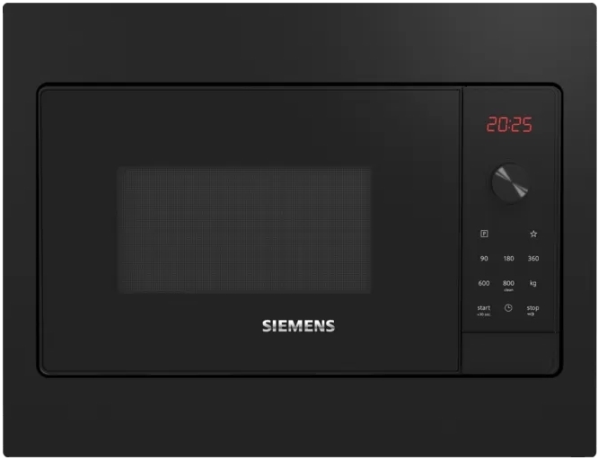 Mikrovn til indbygning 20l venstre sort - Siemens iQ300 - BF523LMB3